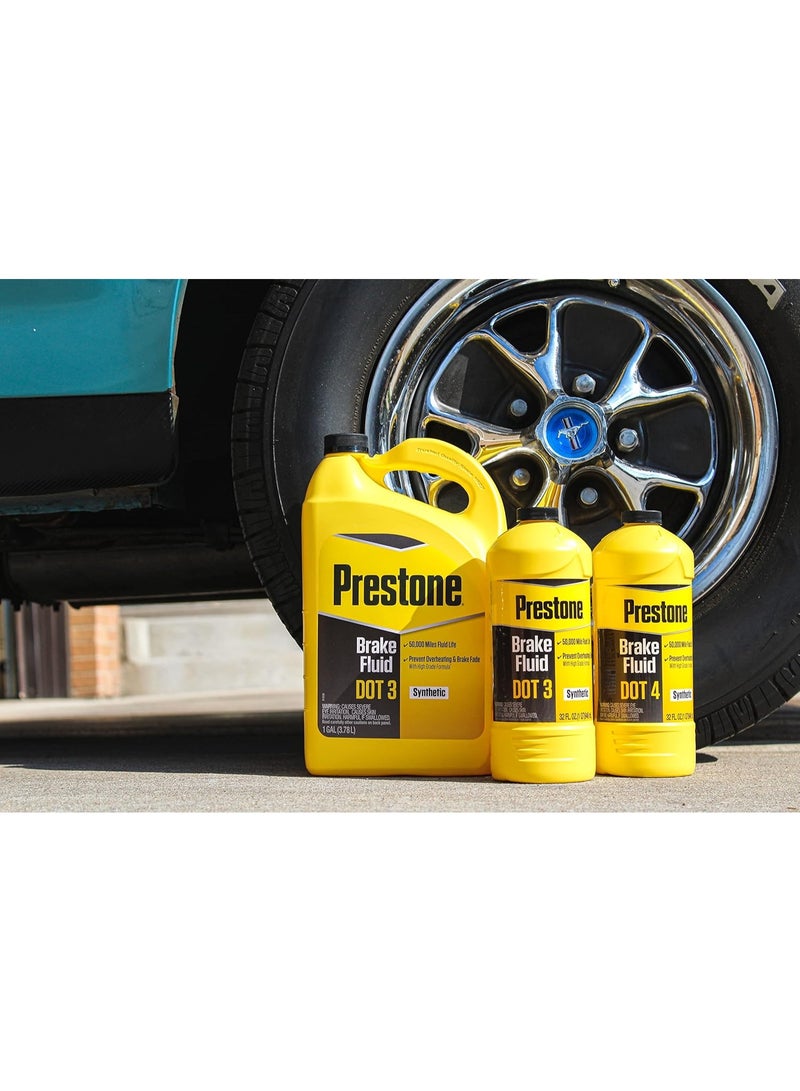Prestone DOT 3 Synthetic Brake Fluid (12oz) - 354ml - Image 4